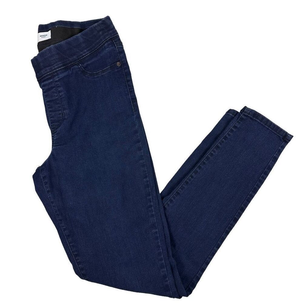 Old Navy Womens Mid-Rise Rockstar Jeggings size 8 Indigo
